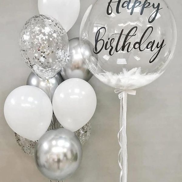Helium balloons and foils